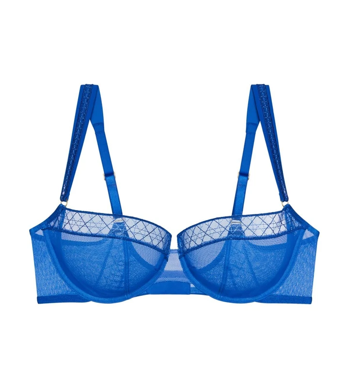 Triumph Women's Palina Cosmic Heartbeat Bra, Illumines Blue, 34DD - Image 1