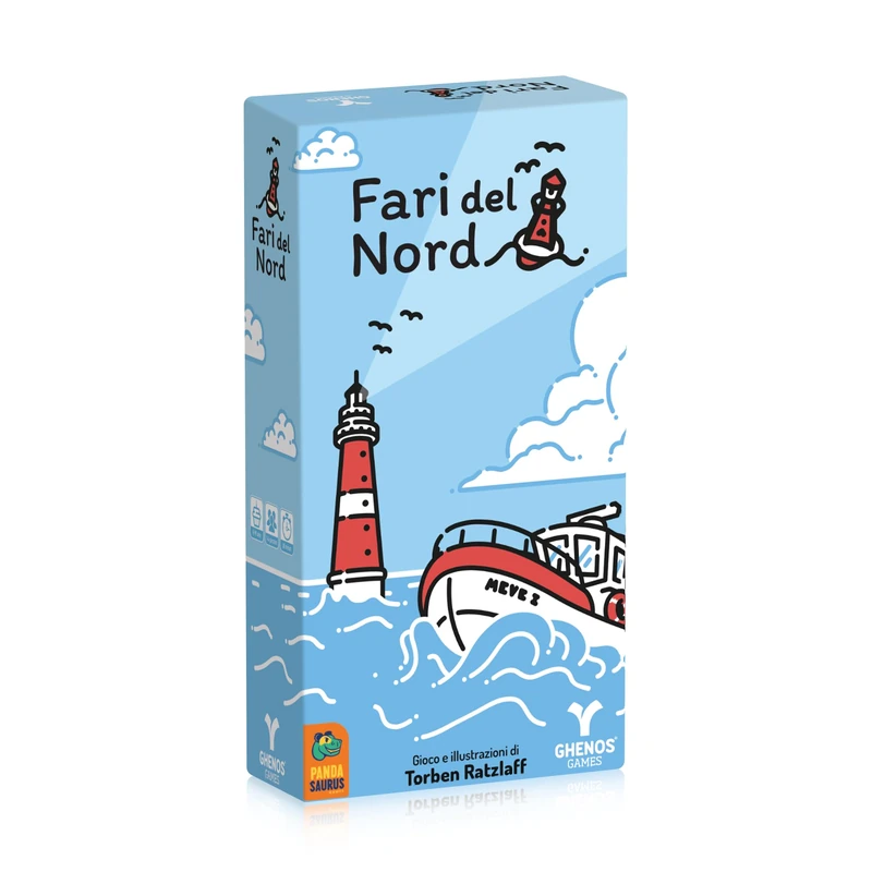 Ghenos Games Northern Headlights: Tile-Based Game, 96+ Ages, 1-4 Players, Navigation Theme, Cooperative Game, Solo Mode - Image 1