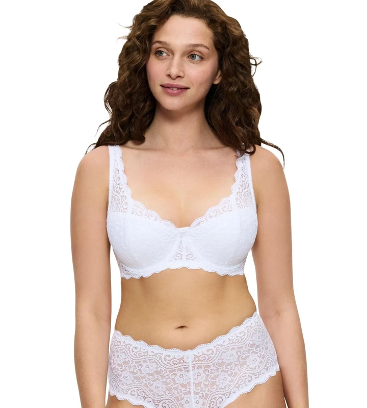 Triumph Womens Amourette Bra, White, 40D UK