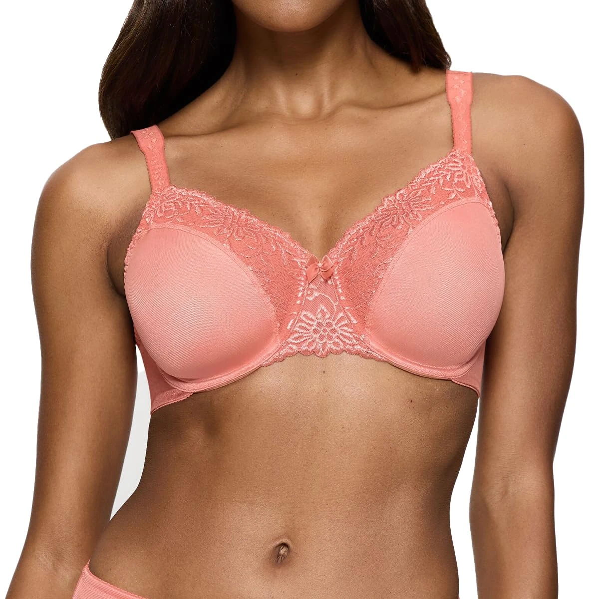 Triumph Women's Ladyform Soft Minimizer Bra, NA matte, Cameo, 34C