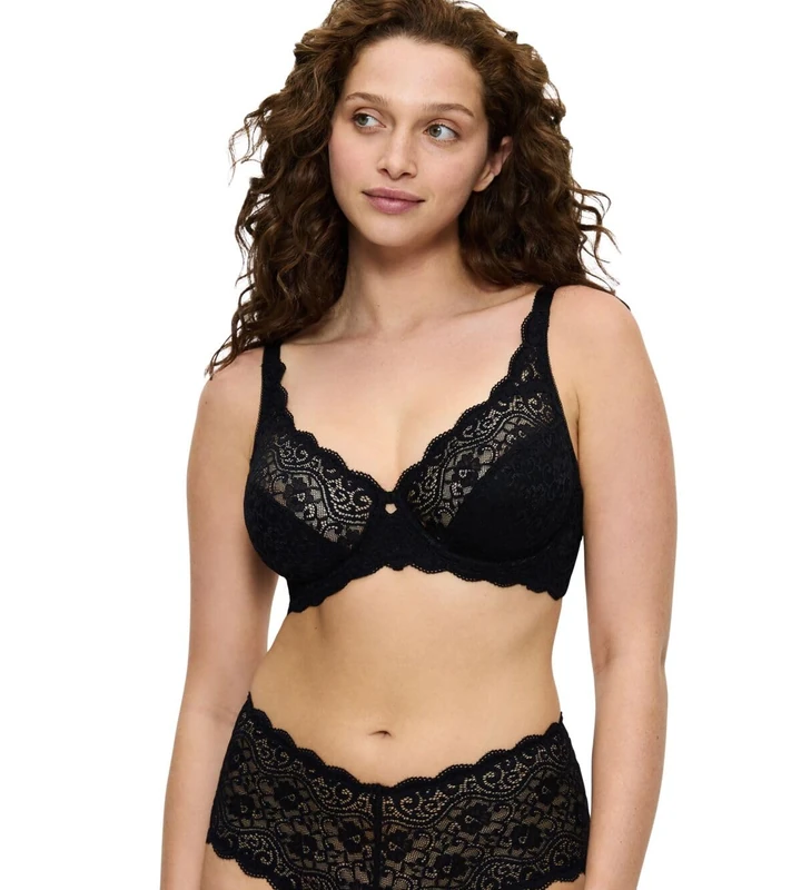 Triumph Womens Amourette W Bra, Schwarz, 40C UK