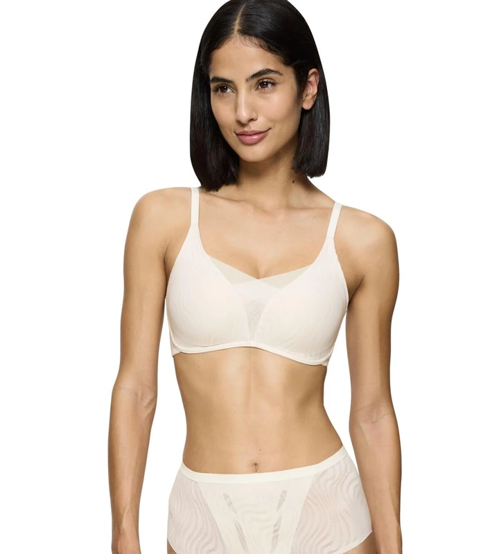 Triumph Womens Shape Smart Ellipse Bra, Ecru White, 6 UK