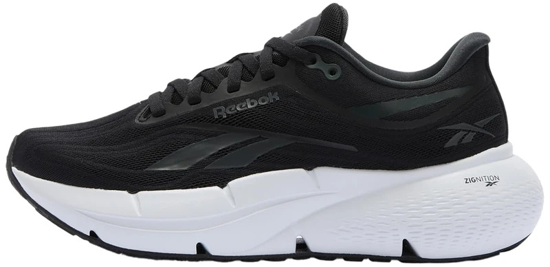 Reebok Women's ZIGNITION Sneaker, Black/White, 3.5 UK