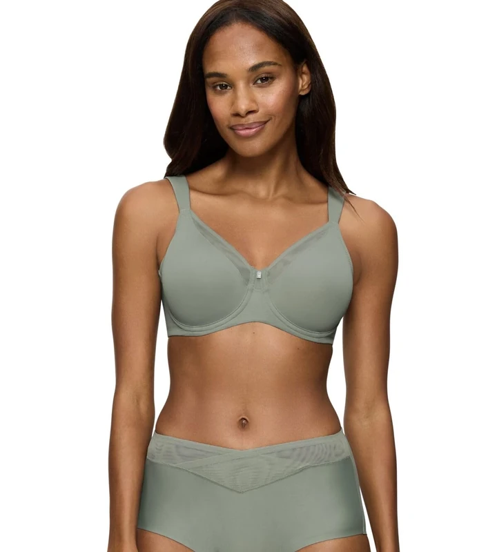 Triumph Women's True Shape Sensation T Minimizer Bra, Grigio Medio, 95H