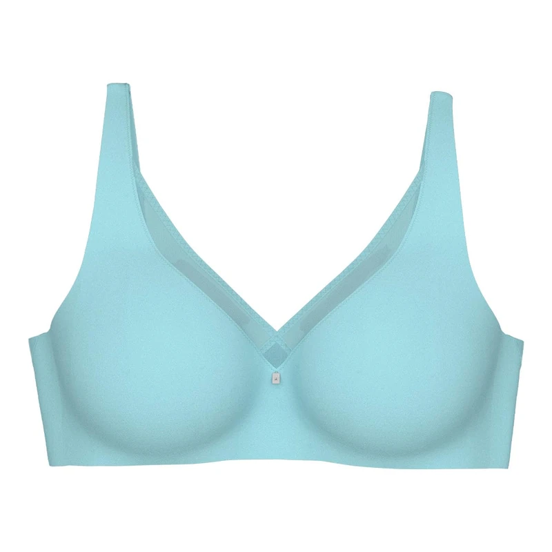 Triumph Women's True Shape Sensation T Minimizer Bra, Silver Blue, 95E