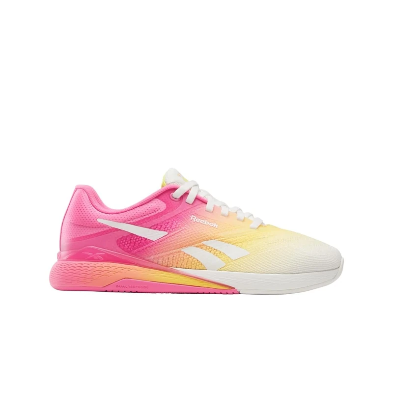 Reebok Women's Nano X5 Trainers, Chalk Atomic Pink Golden Haze, 40 EU