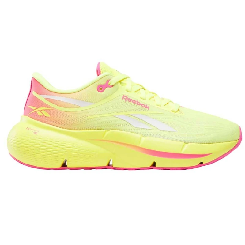 Reebok Women's Zignition Trainers, Electric Yellow/Atomic Pink/Chalk, 39 EU, Electric Yellow Atomic Pink Chalk, 7 UK