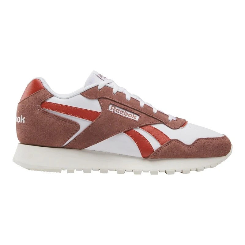 Reebok Glide Women's Sneaker, White Scorched Earth Hoop Red, 8.5 UK