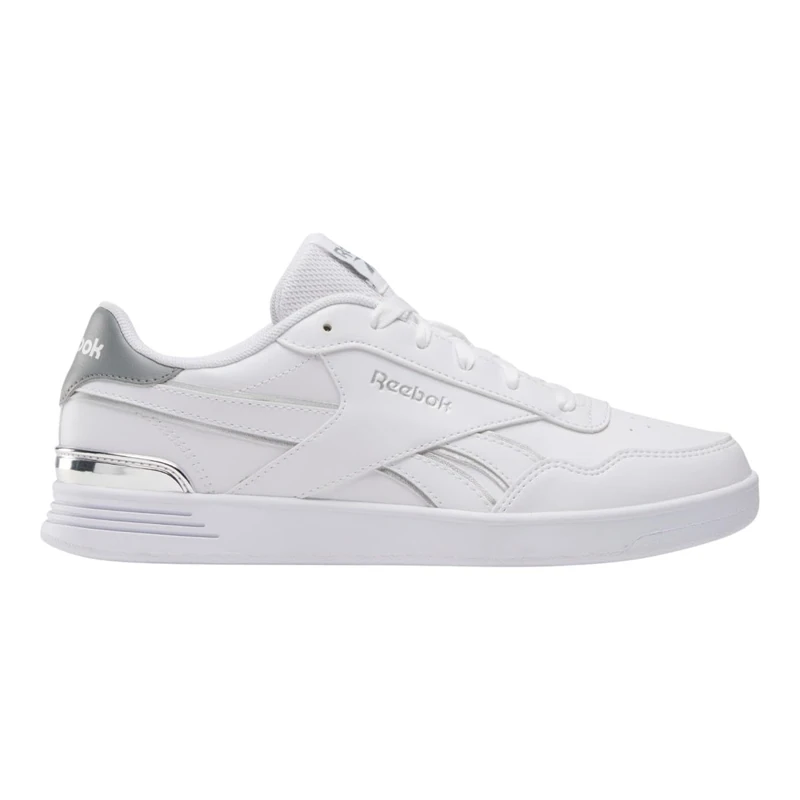 Reebok Girls Court Advance Clip Trainers, Ftwrwhite Grey1 Chrome, 6 UK