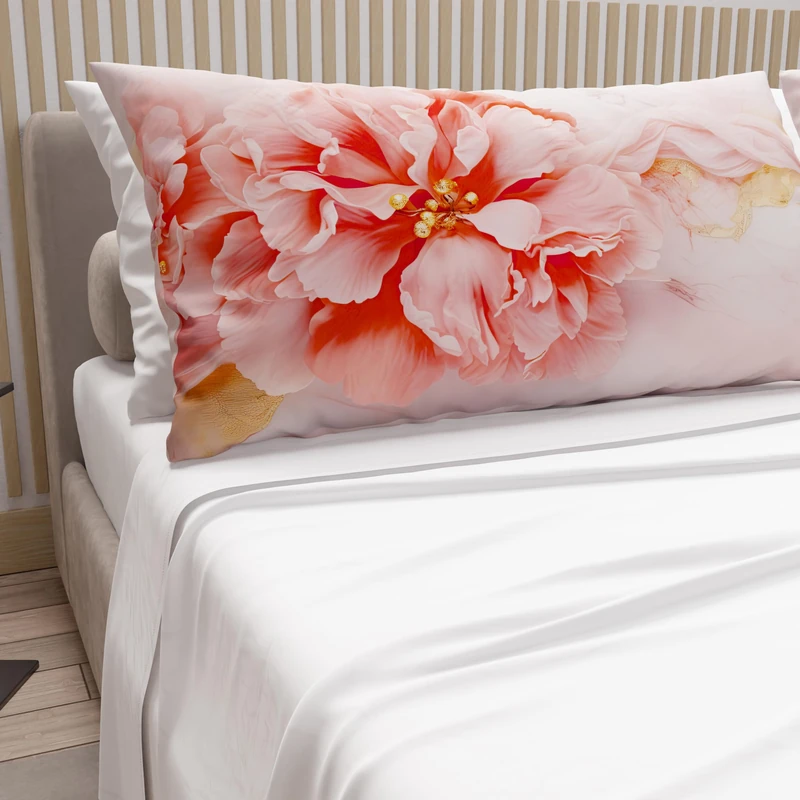 PETTI Artigiani Italiani - Cotton Sheets with Pillowcases in Digital Print, Double Bed Sheet, Honolulu, 100% Made in Italy