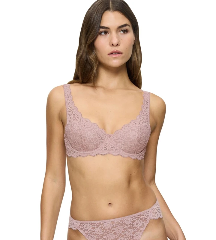 Triumph Women's Amourette WHP Bra, Mauve Rose, 34E