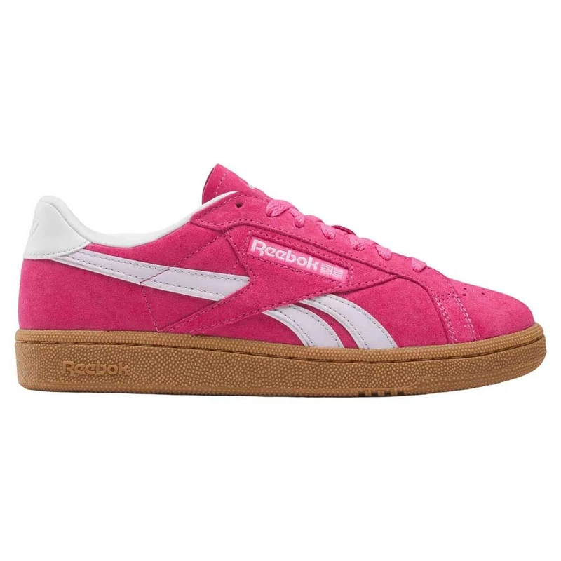 Reebok Women's Club C Grounds UK Trainers, True Pink Digital Gleam Gum, 2/2.5 UK