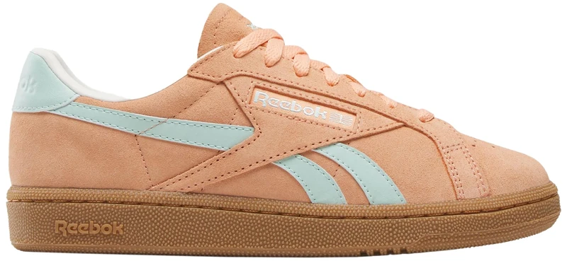 Reebok Women's Club C Grounds UK Trainers, Sunkissedorange Glitchaqua Chalk, 36 EU - Image 1