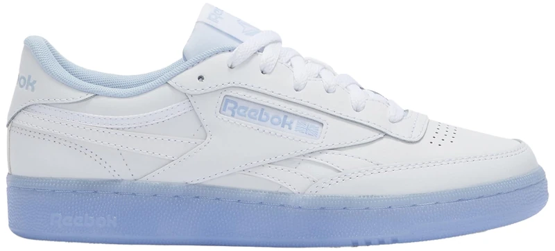 Reebok Women's Club C Revenge Sneaker, WHITE/WHITE/Y2KBLUE, 7 UK