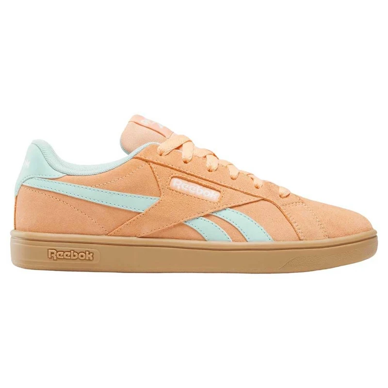 Reebok Unisex Court Retro Trainers, Sunkissedorange Glitchaqua Gum, 5 UK