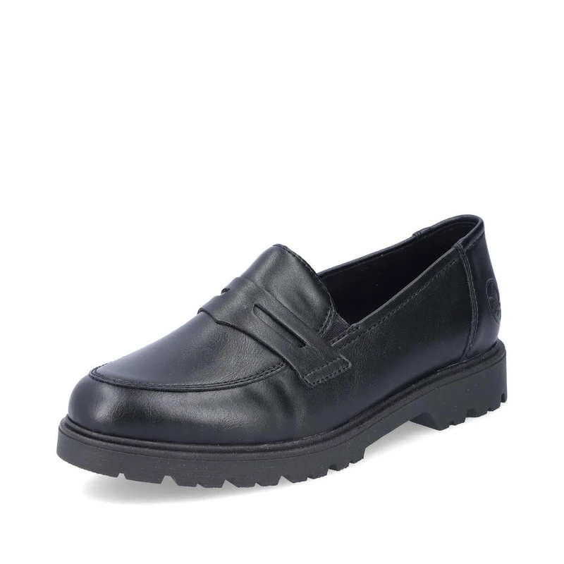 Rieker 45560 Women's Slip-On Slippers, Black (Black 02), 4 UK