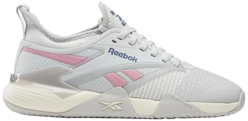 Reebok Women's Nano Court Sneaker, Chalk True Pink Golden Haze, 3.5 UK