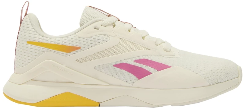 Reebok Girls' Nanoflex Tr 2.0 Trainers, Chalk True Pink Golden Haze, 8.5 UK