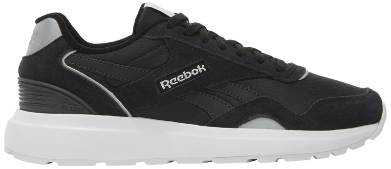 Reebok Women's Gl1100 Trainers, Black Washed Black Chrome, 4 UK