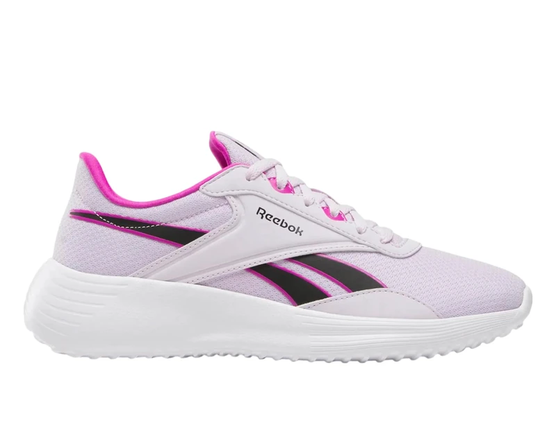 Reebok Trainers Lite 4 Black, Digital Gleam Purple Rave Black, 8 UK