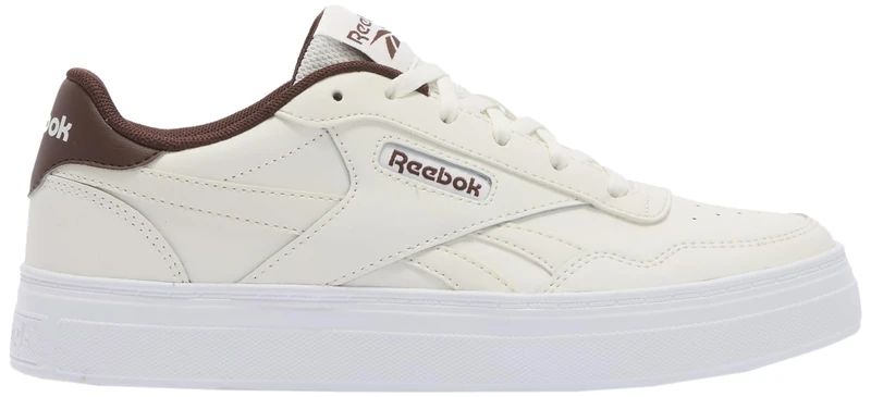 Reebok Women's Court Advance BoldSneaker, Chalk Ftwrwhite Unearthedbrown, 6 UK