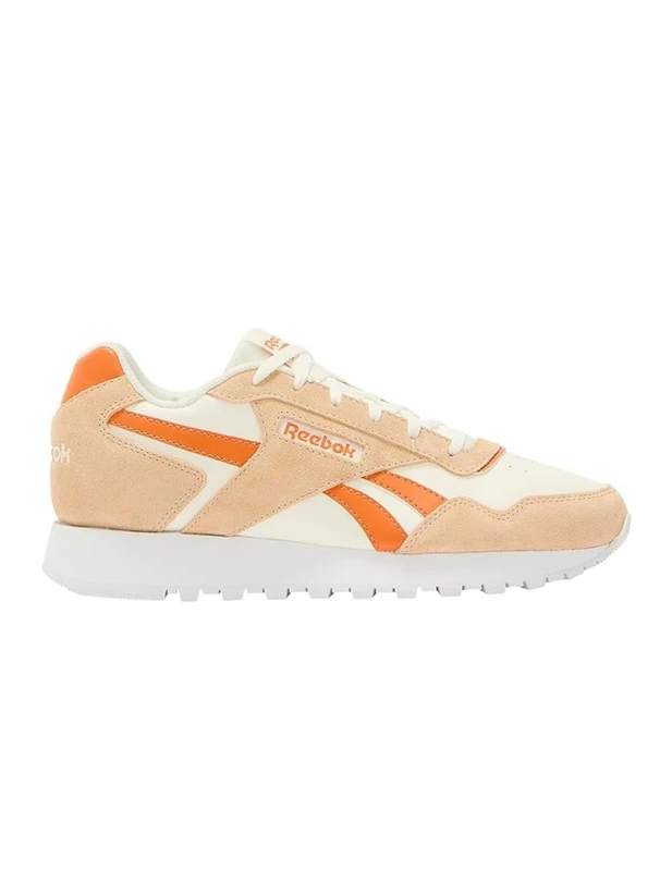 Reebok Glide Women's Sneaker, Chalk Tan Sunbleached Clay, 4.5 UK