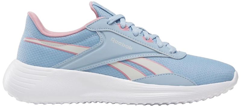 Reebok Trainers Lite 4 Black, Y2k Blue Mist Grey Dusty Rose, 4 UK