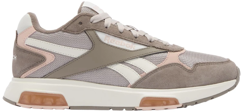 Reebok Women's Glide DMX Trainers, Chalk Gritty Grey Scorched Earth, 4 UK