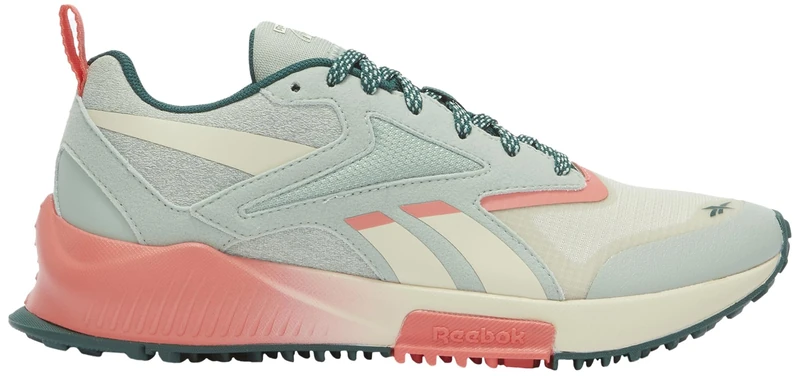 Reebok Women's Lavante Trail 2 Trainers, Hybrid Green Alabaster Sunset Coral, 4 UK
