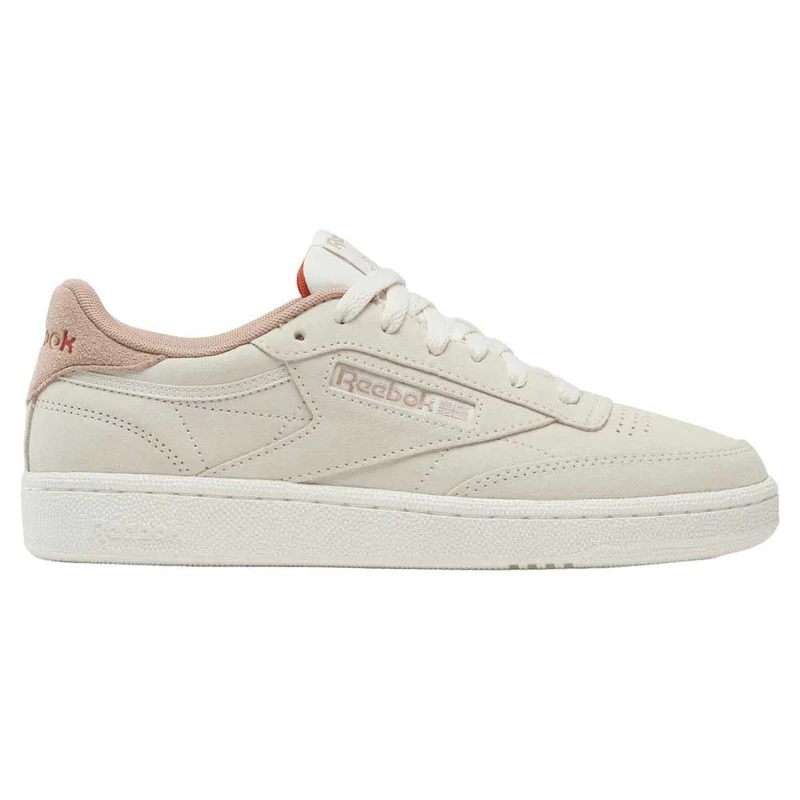 Reebok Women's Club C 85 Sneaker, Sand Scorchedearth Hoopred, 3 UK