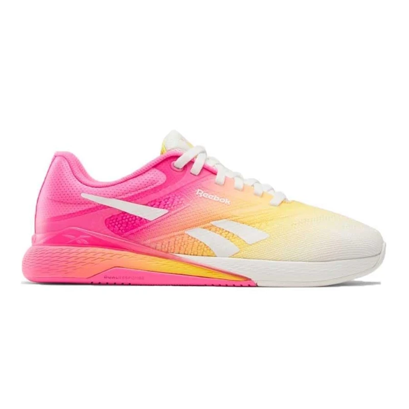 Reebok Women's Nano X5 Trainers, Chalk Atomic Pink Golden Haze, 6 UK