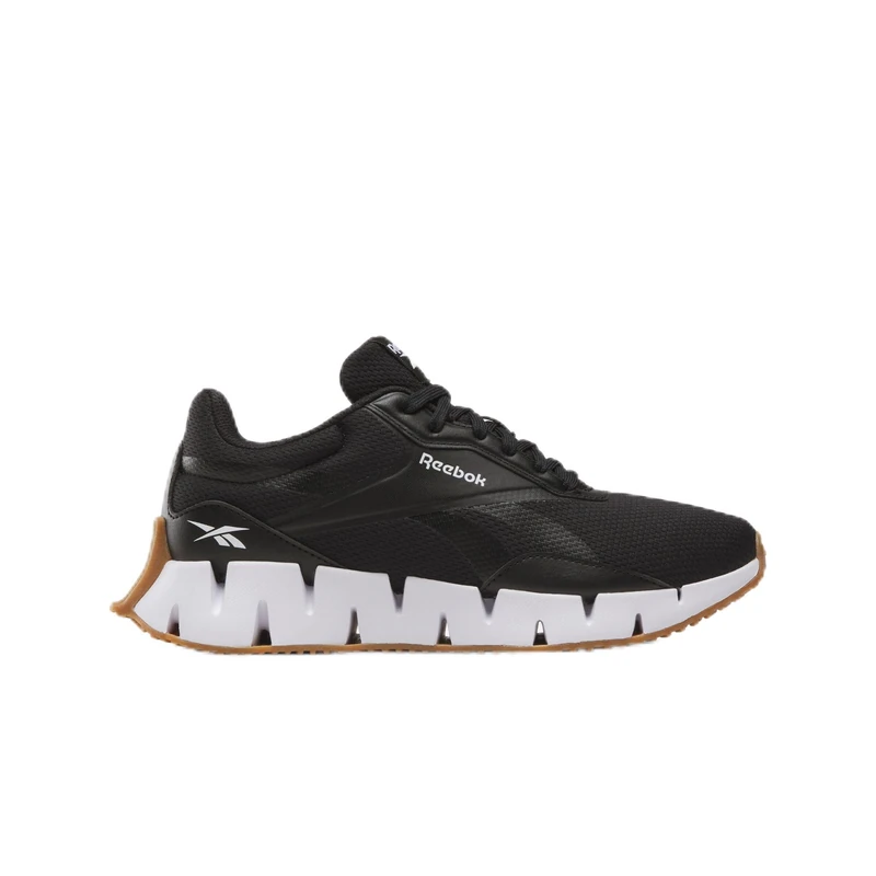 Reebok Unisex Zig Dynamica StrSneaker, Black White Slvmt, 5.5 UK