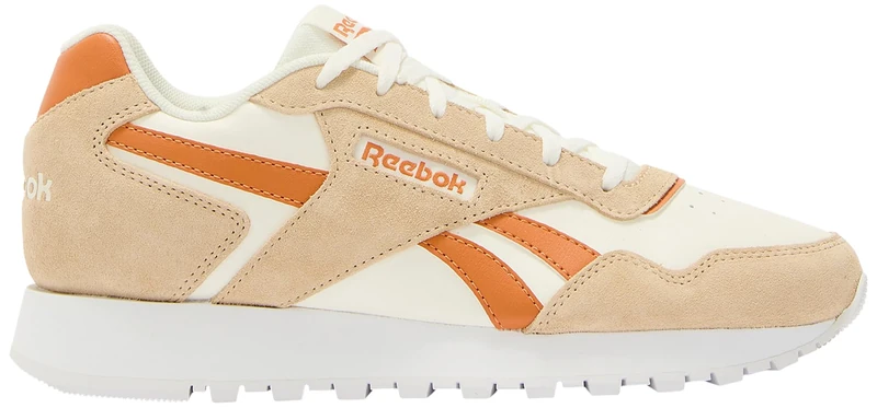 Reebok Glide Women's Sneaker, Chalk Tan Sunbleached Clay, 7 UK