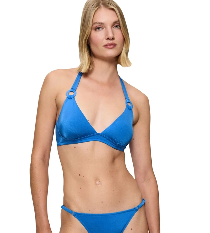 Triumph Women's Midnight Swim P Bikini Top, Very Blue, 38E