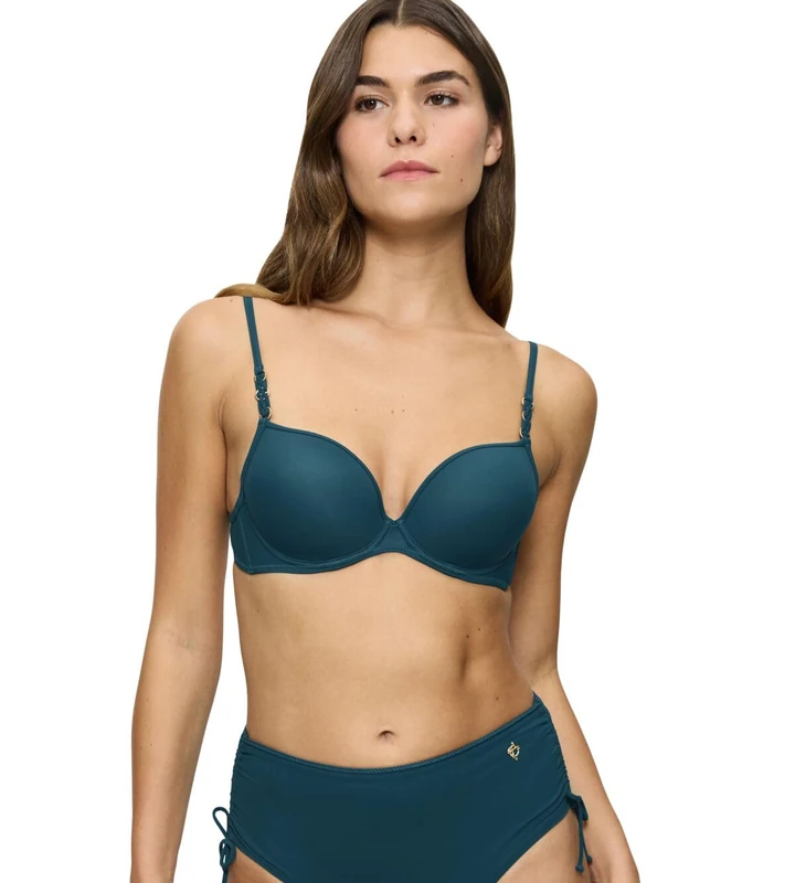 Triumph Women's Summer Twist WHU Bikini top, Secret Lagoon, 10