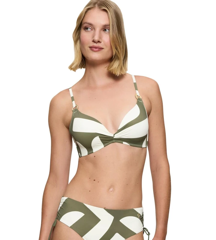 Triumph Women's Summer Allure P 01 Bikini top, Green-Light Combination, 12