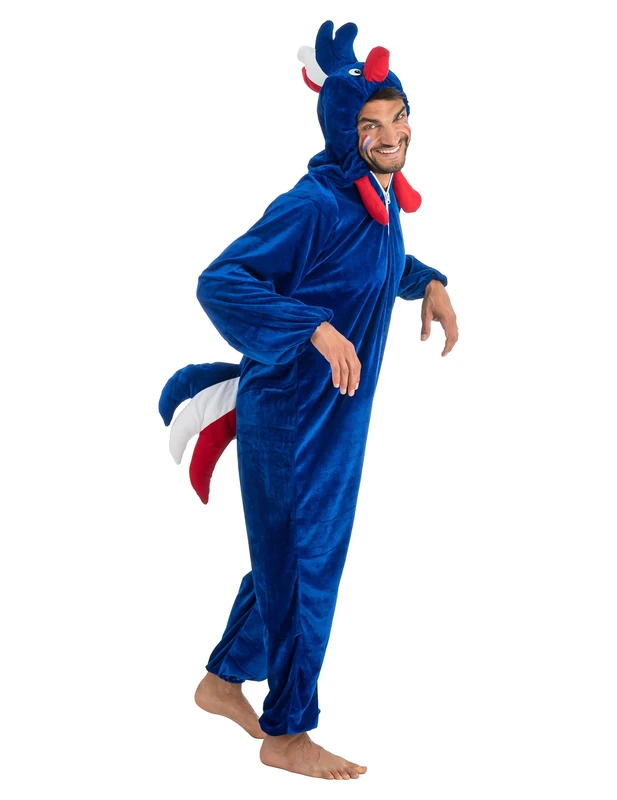 Chaks Cockerel de France Suit Men's Blue White Red Tricolour Suit for World Cup, European Championship and Public Broadcasts - Image 1