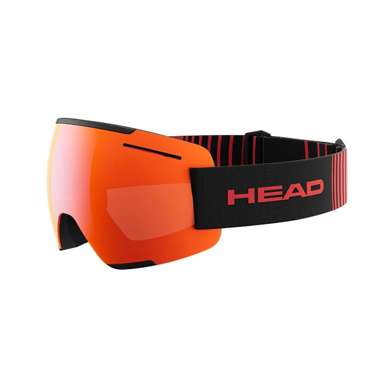 HEAD Unisex Adult F-LYT Ski and Snowboard Goggles, Red/Black, L