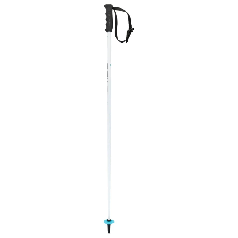 HEAD Unisex Youth Worldcup SL JR Ski Poles, White/Black/Speed Blue, 105