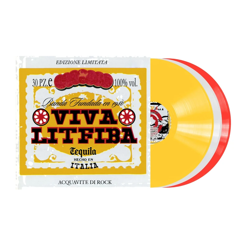 Viva Litfiba (180 Gr. Vinile Giallo, Bianco, & Rosso Busta Bauletto) [VINYL]