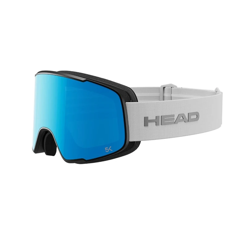 HEAD Unisex Adult Horizon 2.0 5K + Spare Lens Ski and Snowboard Goggles, Blue/White, One Size