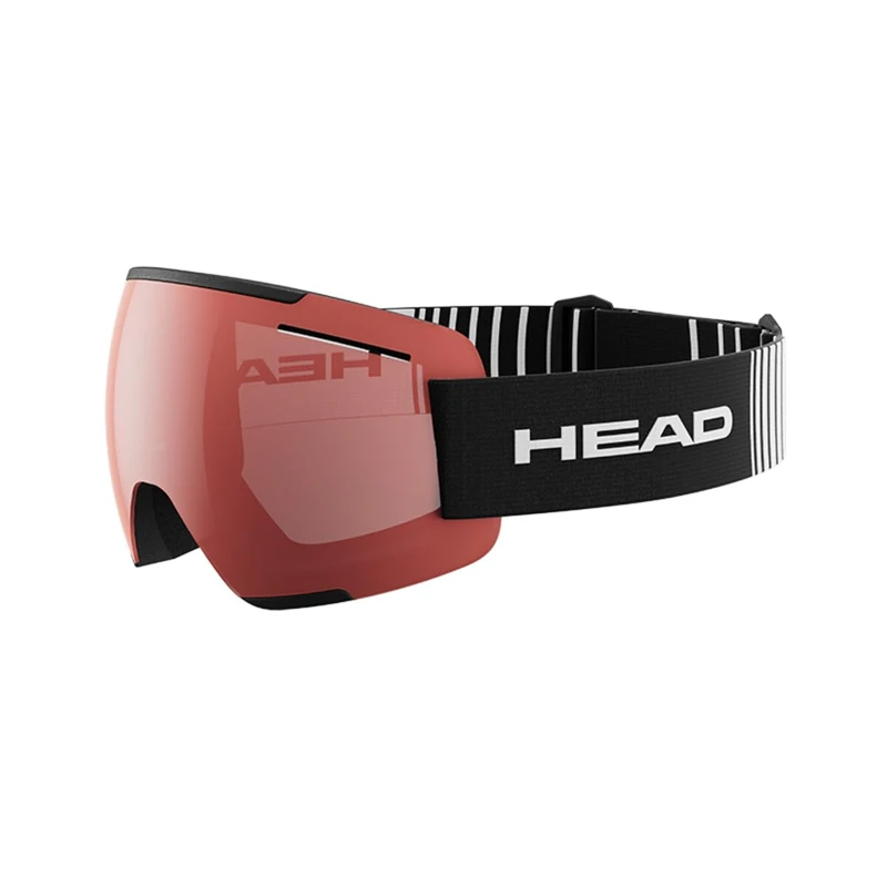 HEAD Unisex Adult F-LYT Ski and Snowboard Goggles, Dark Red/Black, M