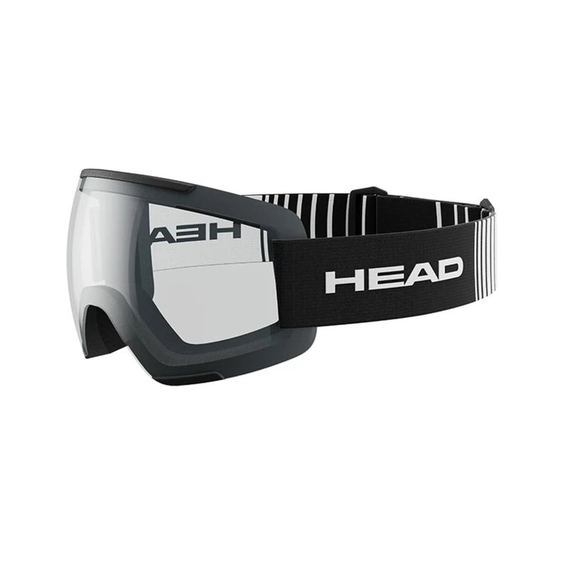HEAD Unisex Adult F-LYT Ski and Snowboard Goggles, Clear/Black, M