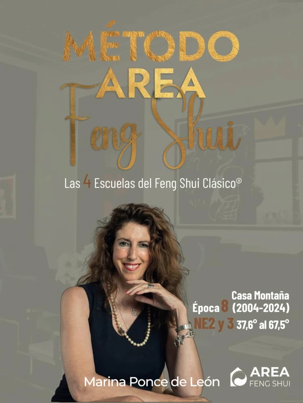 Método Area Feng Shui. Casa Montaña Época 8 (2004-2024) NE2 Y NE3 (del grado 37,6º al grado 67,5º).: Las 4 Escuelas del Feng Shui Clásico®.