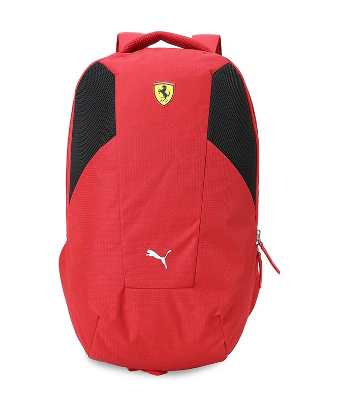 PUMA Unisex Ferrari Race Large Backpack, Rosso Corsa Red, 23L