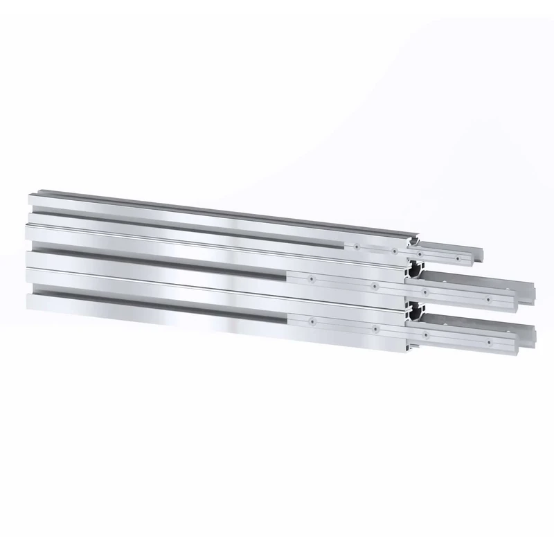 zozen Chain Sawdust Machine Aluminium Profile is 12.2 inch, for Splicing Expansion up to 48 inches, Helps Expand Cutting Size up to 48 inches, only for mac - Image 1