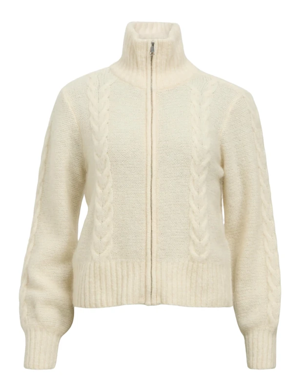 Object Women's Objnete Lo Knit Cardigan Noos Sweater, Sandshell/Detail: Melange, XS