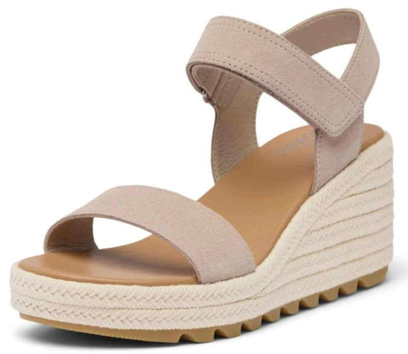 Sorel Women's Cameron Wedge Sandal, Crushed Clay/Gum 17, 7.5 UK