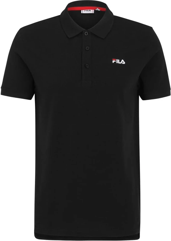 FILA Men's Sunchon Polo Shirt, Black, L