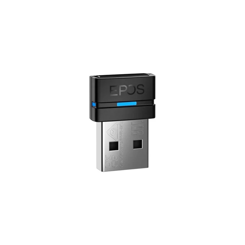EPOS BTD 800 USB-A – Bluetooth Adapter for Seamless Connectivity with ADAPT 200, 300, 400, 500, and IMPACT 1000 Series – MS Teams Certified